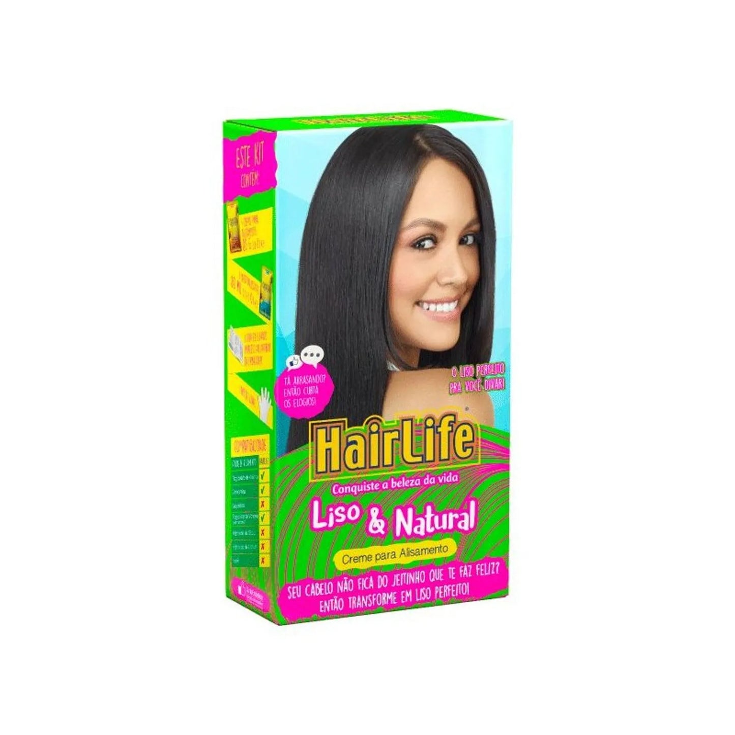 Kit de Alisamento HairLife Liso & Natural