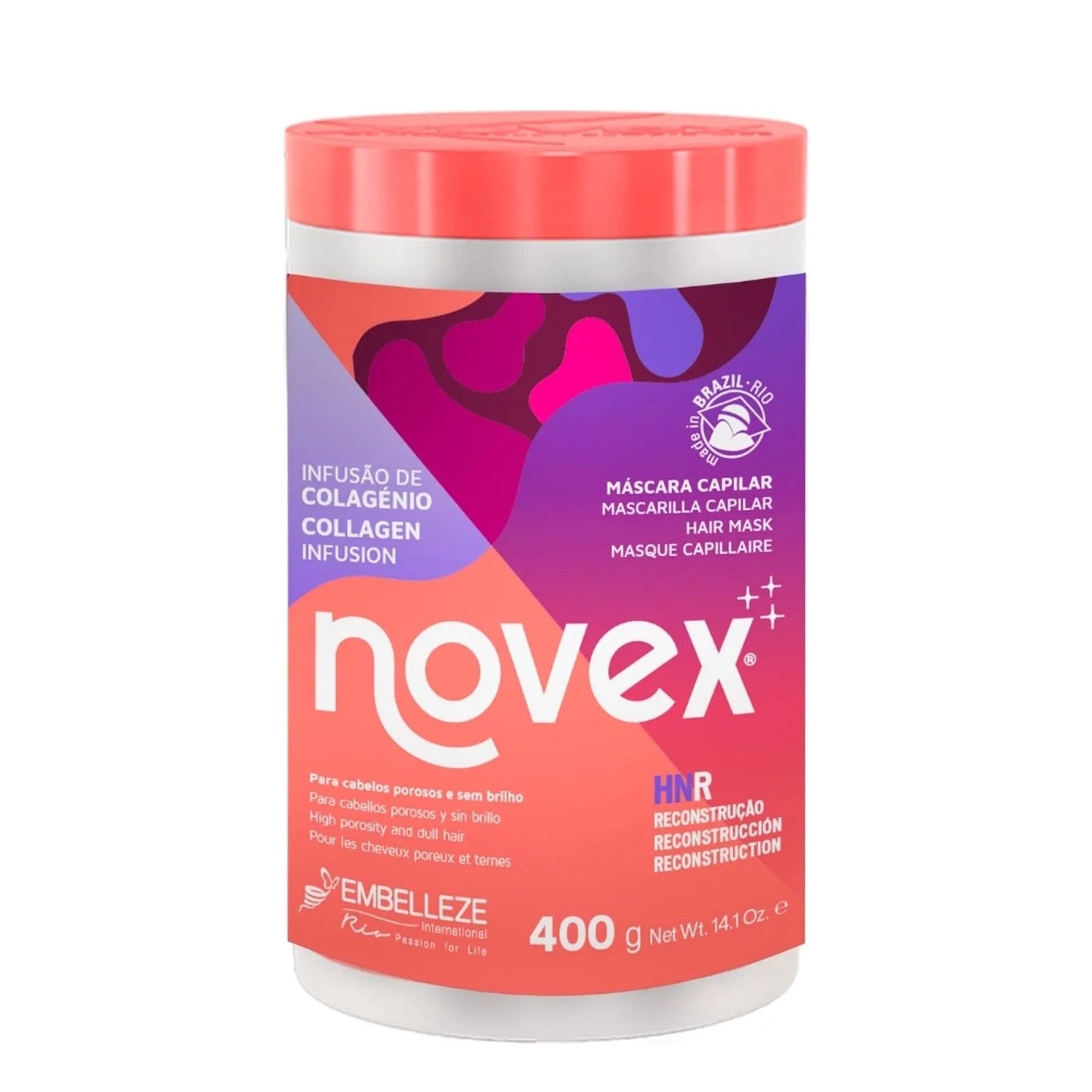 Máscara Capilar Novex Infusão de Colagénio 400g