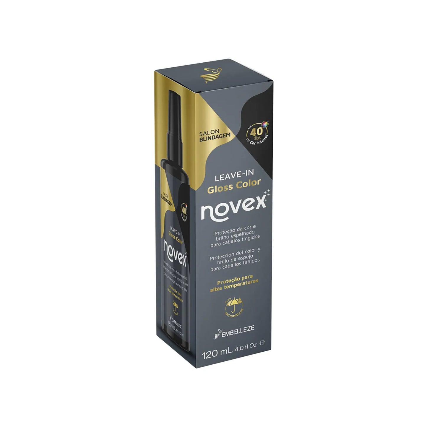 Novex Blindagem Leave-In Gloss Color 120ml