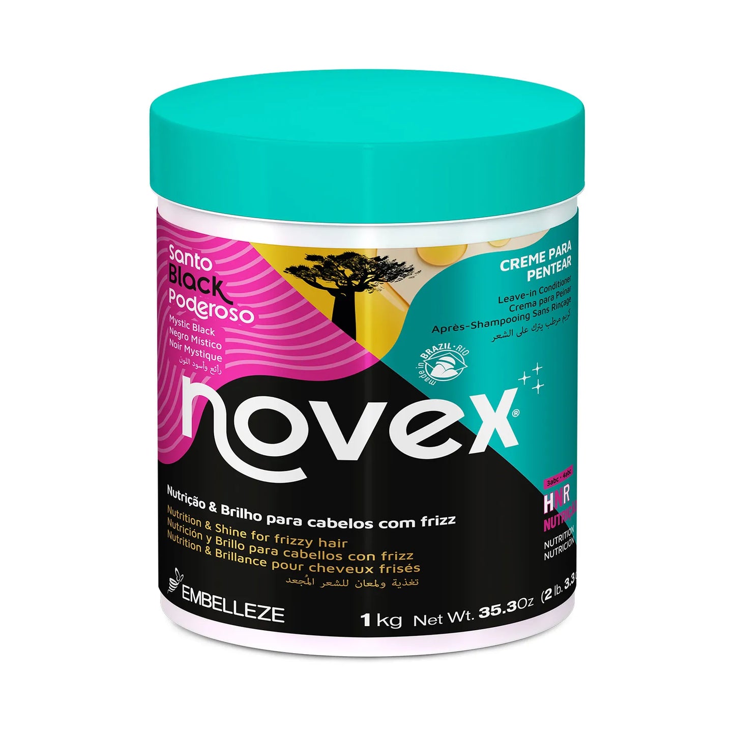 Creme de Pentear Novex Santo Black 1kg