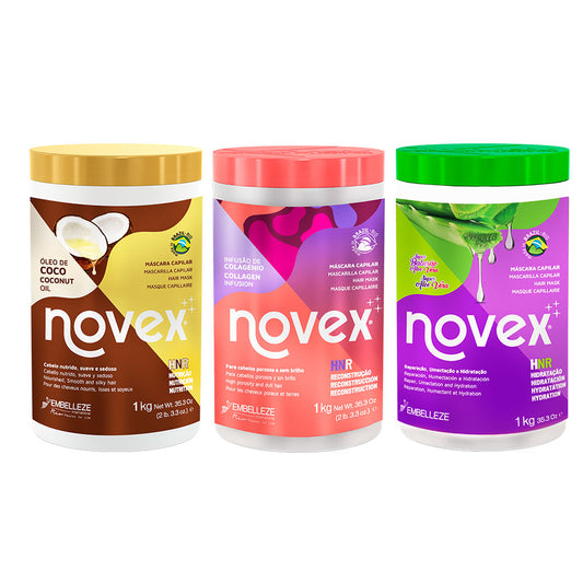 Kit Máscaras Cronograma Capilar 1kg