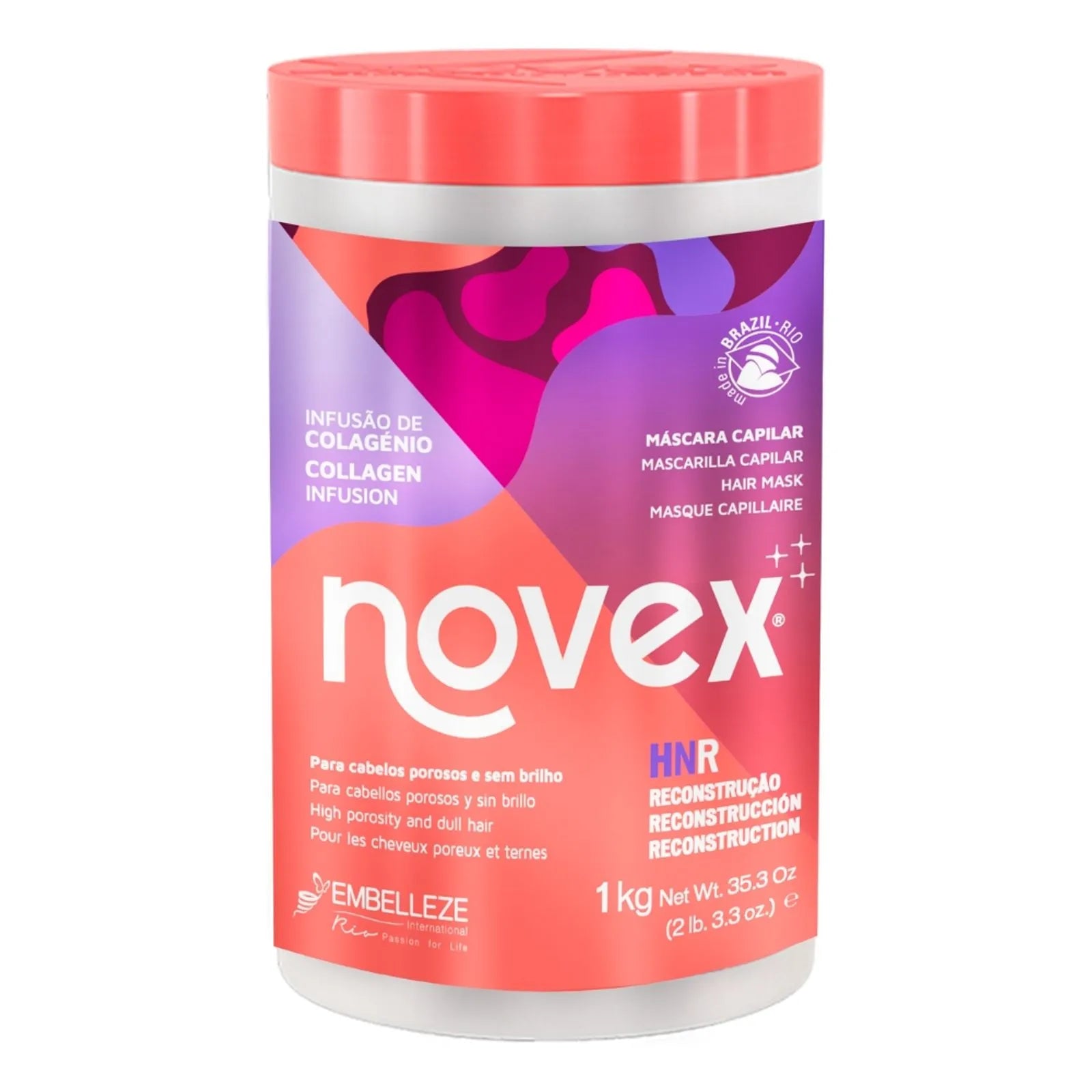 Máscara Capilar Novex Infusão de Colagénio 1kg