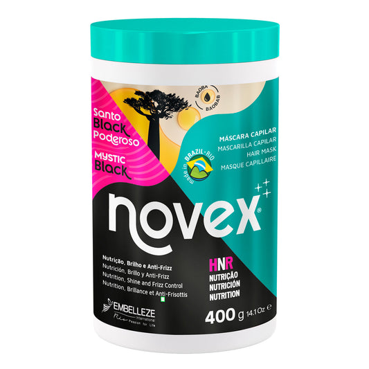 Máscara Capilar Novex Santo Black Poderoso 400g